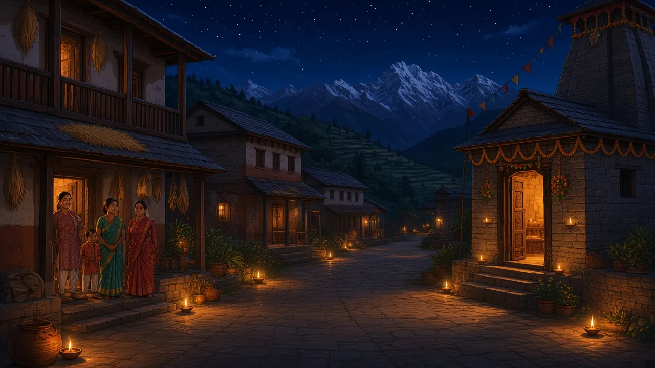 Temples stay open late. The house is careful.